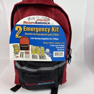 Ready America3days ,Emergency Kit Life Saving Supplies For 2 Persons. Exp 4/2028